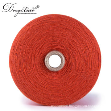 Inner Mongolia erdos Nm 2/26 orange color cashmere yarn
